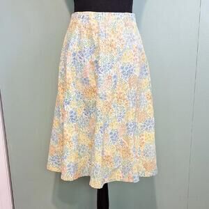 Vintage Sanibel Sport Floral Skirt Size Small